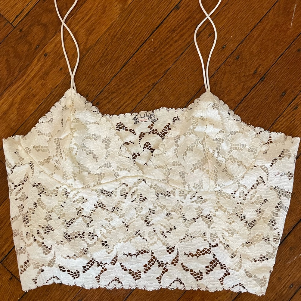 Free People Intimacy Lace Lingerie Top - Picture 2 of 4